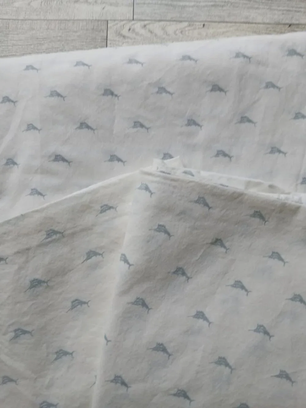 TOMMY BAHAMA Signature Sailfish Pattern QUEEN Sheet Set